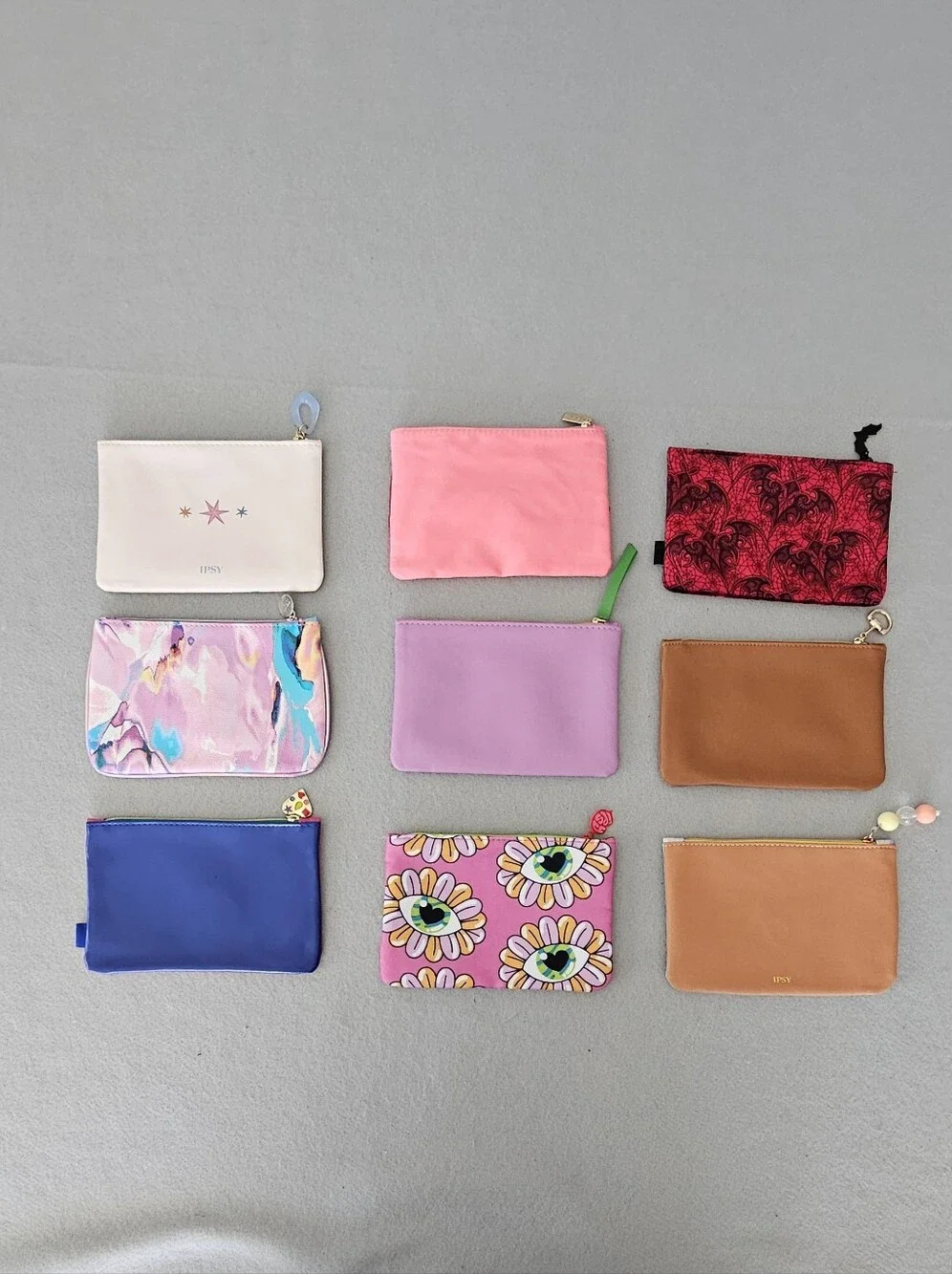 Ipsy Cosmetic Bags - Bundle Of 9